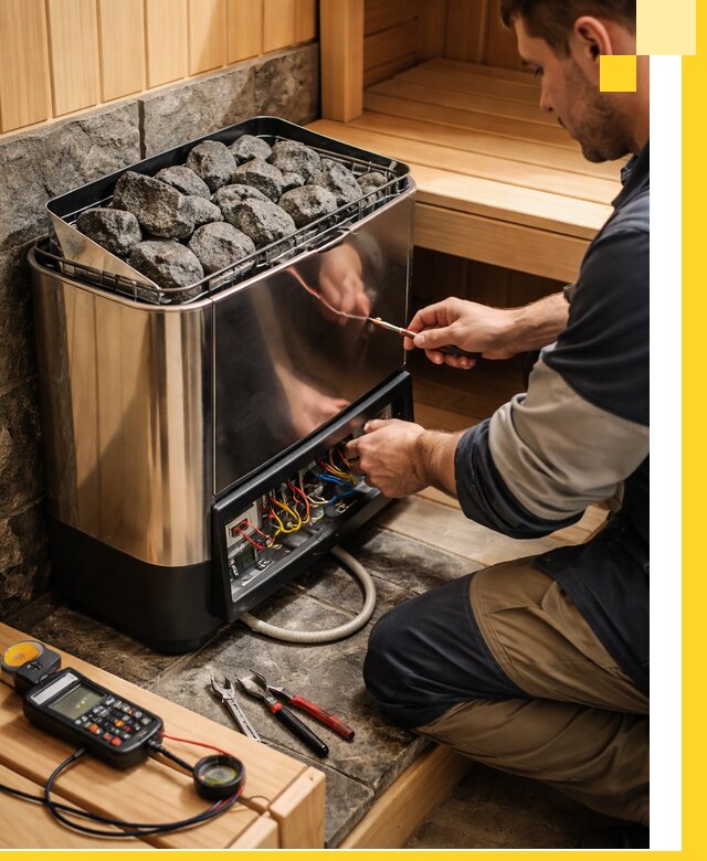 Продажа и установка электрокаменок для саун в Североморске