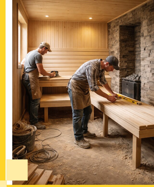 Отделка бани в Североморске: внутренняя отделка от 3209 р. | ЭриданСвм