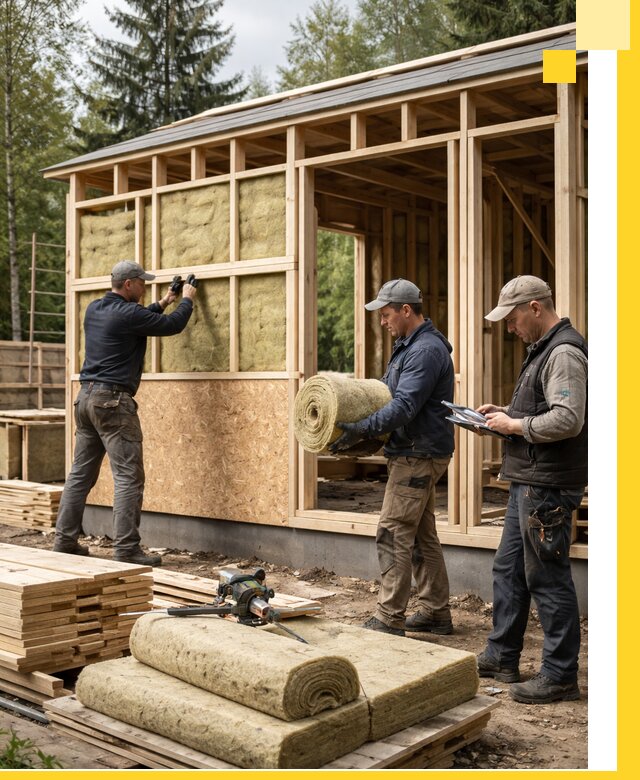 Проектирование и строительство каркасных бань в Североморске под ключ