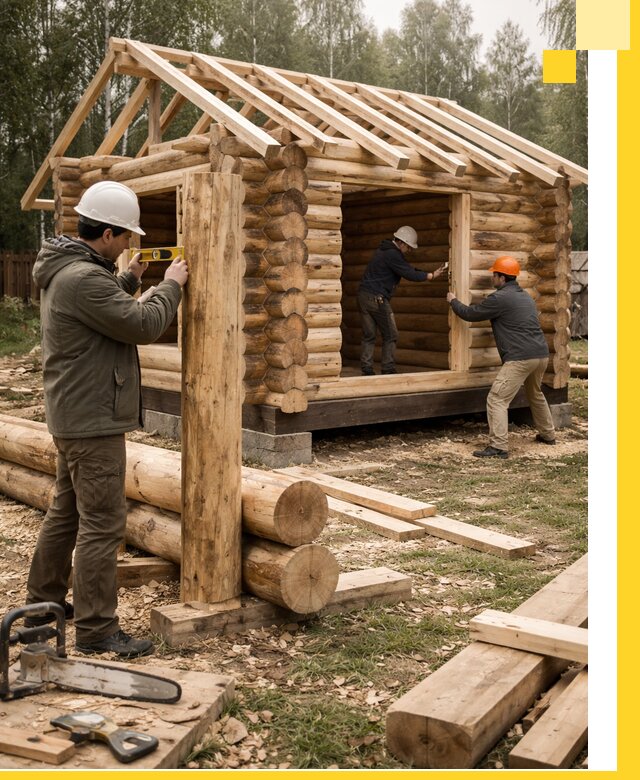 Строительство бань для дачи под ключ в Североморске с доставкой и монтажом