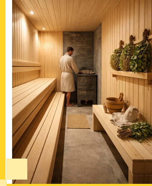 Отделка парной под ключ в Североморске от 374395 р. | ЭриданСвм