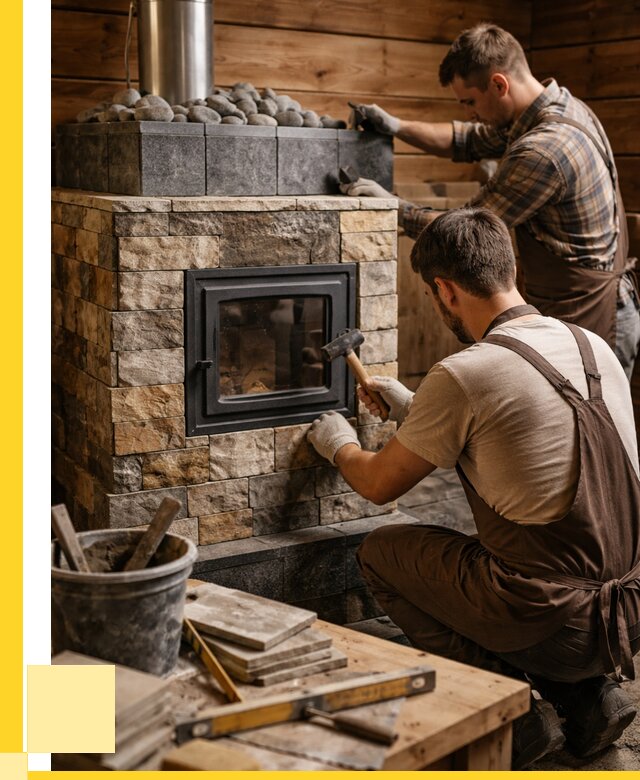 Облицовка банной печи в Североморске от 16046 р. | ЭриданСвм