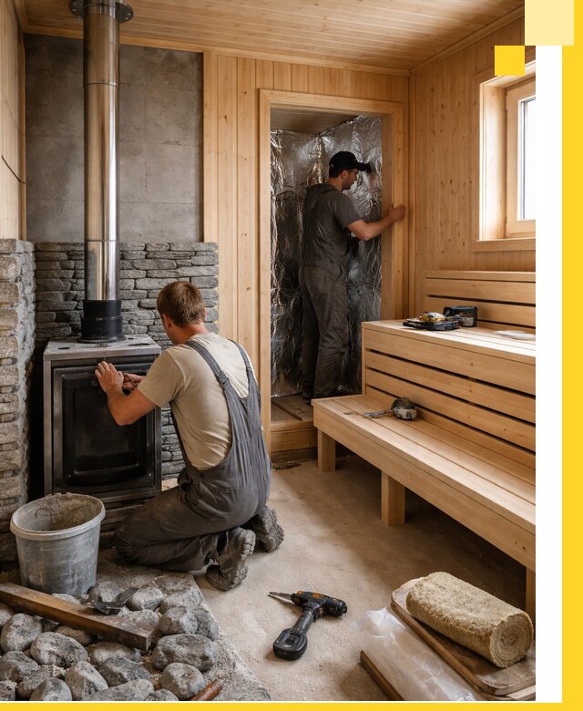 Строительство и изготовление бань под ключ в Североморске