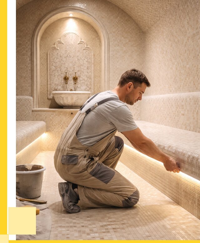 Отделка хамамов под ключ в Североморске от 5883 р. | ЭриданСвм