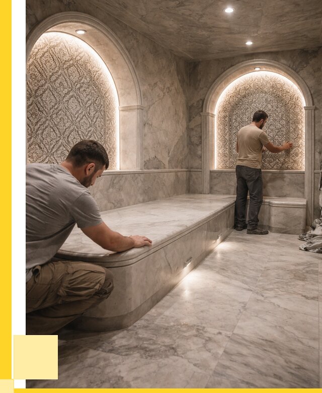 Турецкие бани под ключ в Североморске от 267425 р. | ЭриданСвм