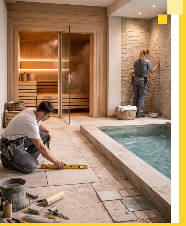 Комплексный дизайн и отделка интерьеров SPA под ключ в Североморске